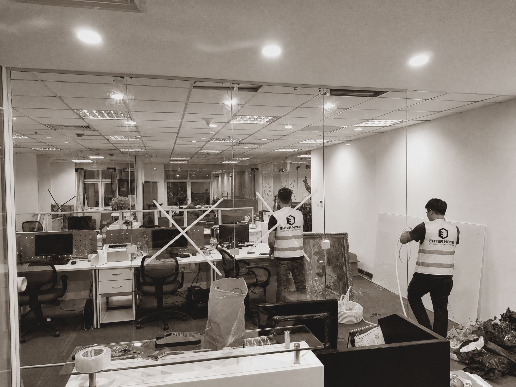 Alleviare Office — Quá trình thi công 4