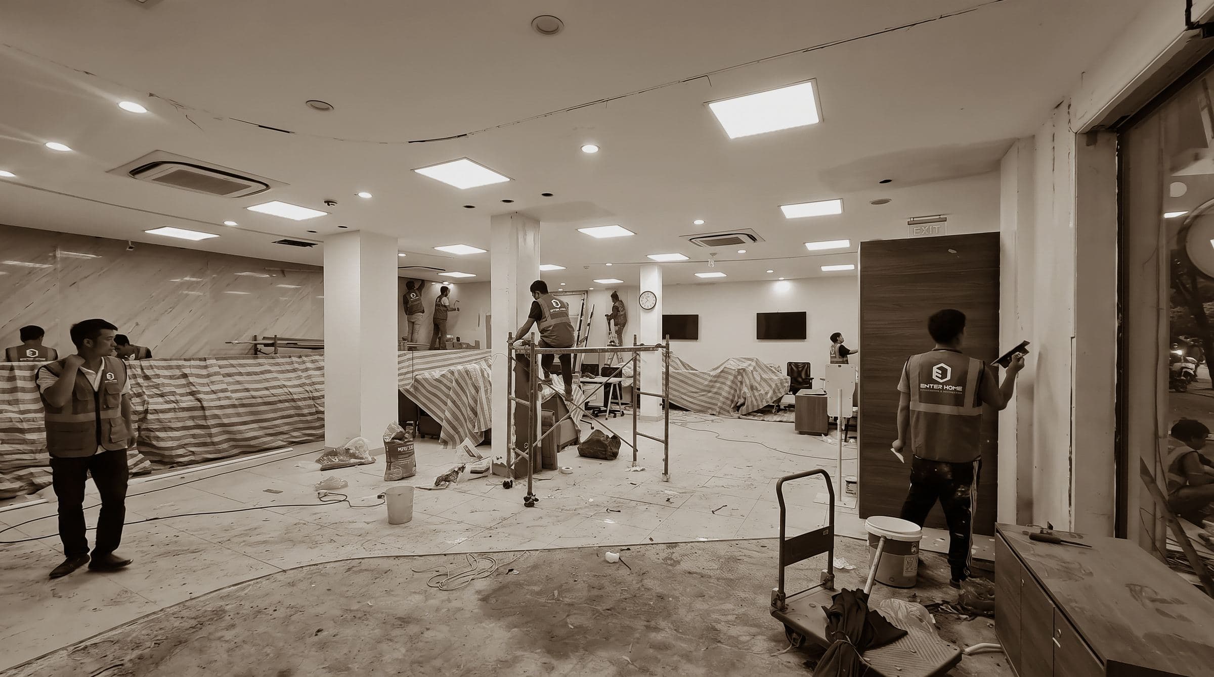 VIB Transaction Office — Construction process 3