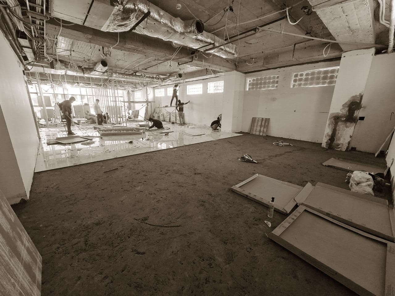 IVB Office — Quá trình thi công 2