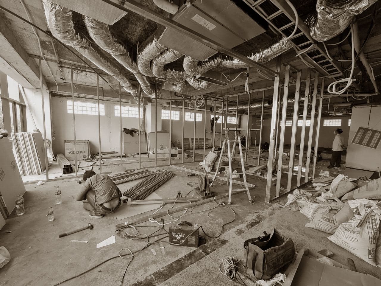 IVB Office — Quá trình thi công 1