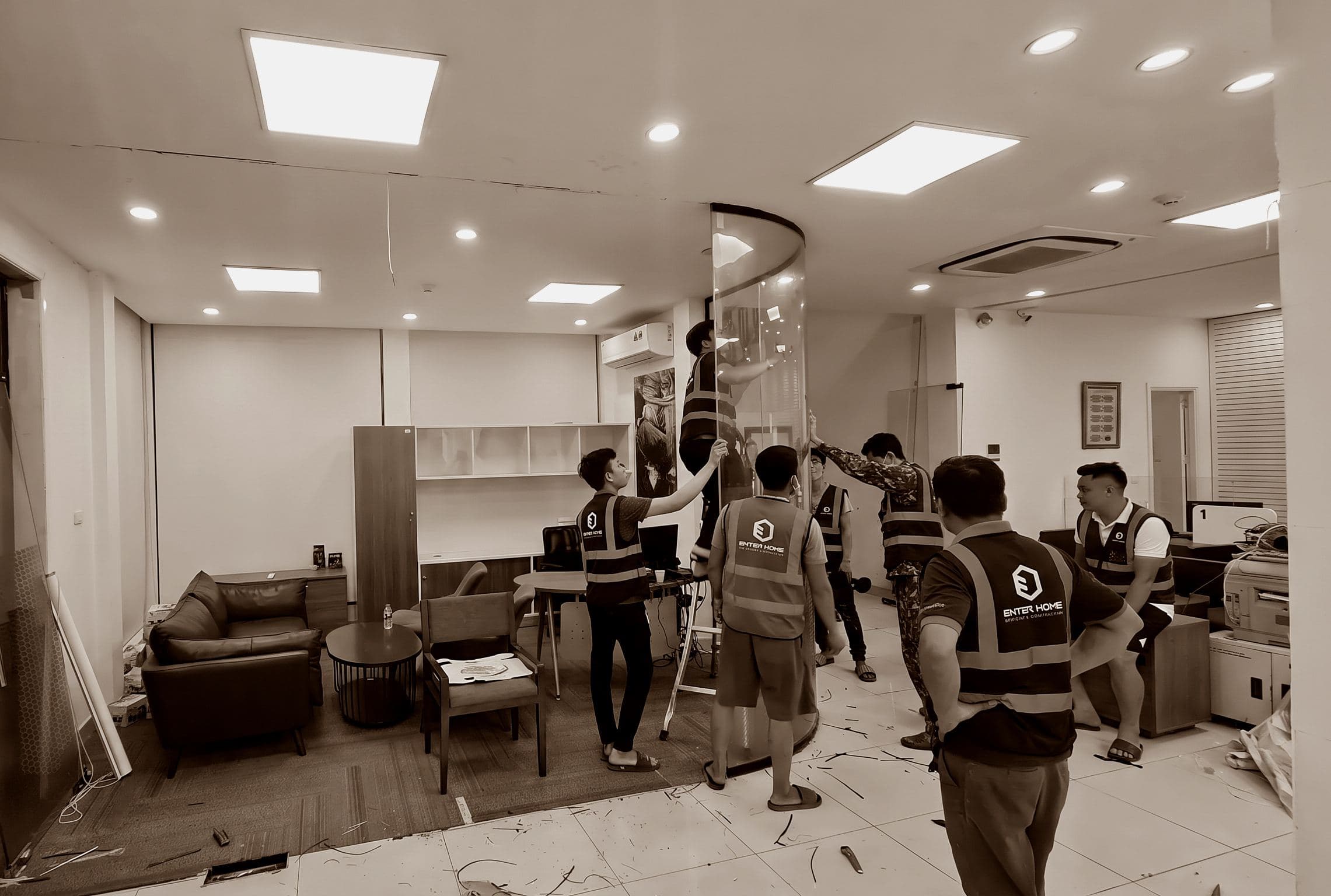 VIB Transaction Office — Construction process 2